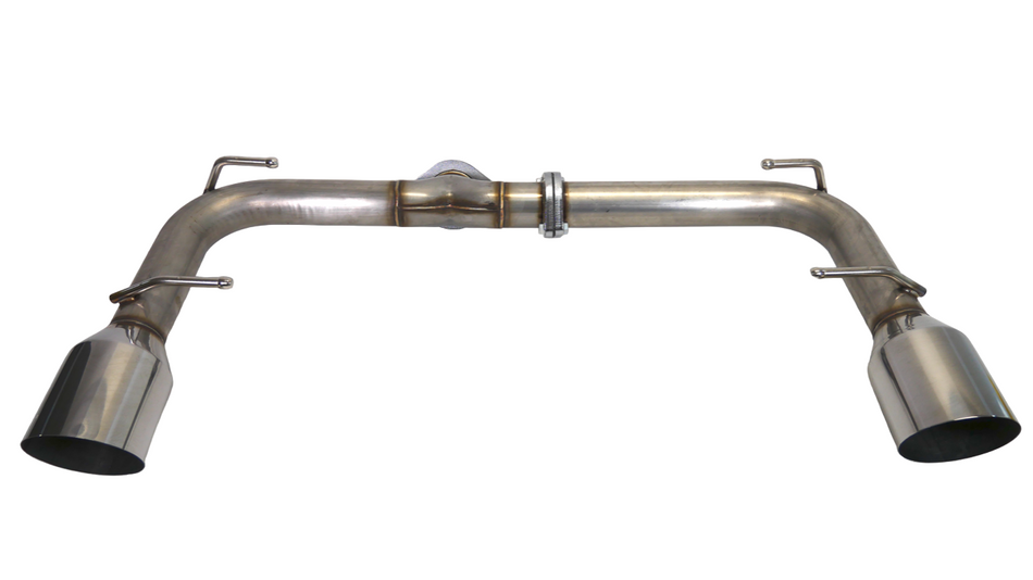 PLM Axle Back Exhaust with Dual Tips 2022+ BRZ GR86.