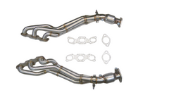 PLM Long Tube Headers Catted - Nissan VQ35DE HR 350Z G35 370Z.