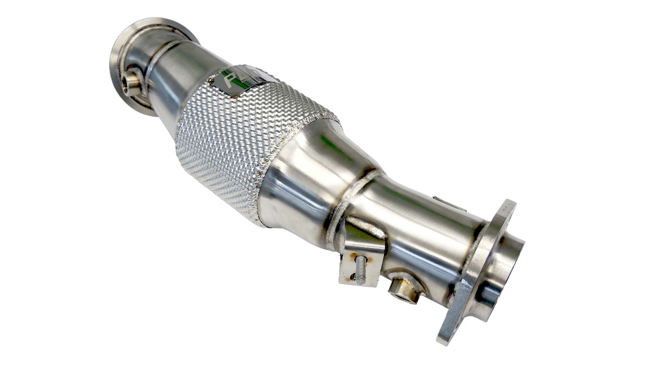 PLM Downpipes with EPA Cats - BMW S58 G80 G82 M3 M4 G8X G87 M2.