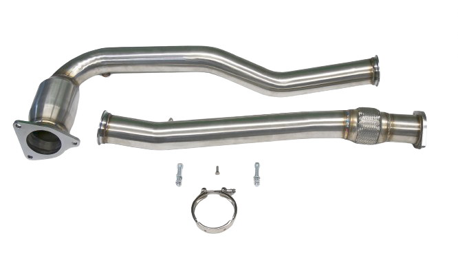 PLM Power Driven 2022+ Subaru WRX VB Catted J-Pipe Downpipe.