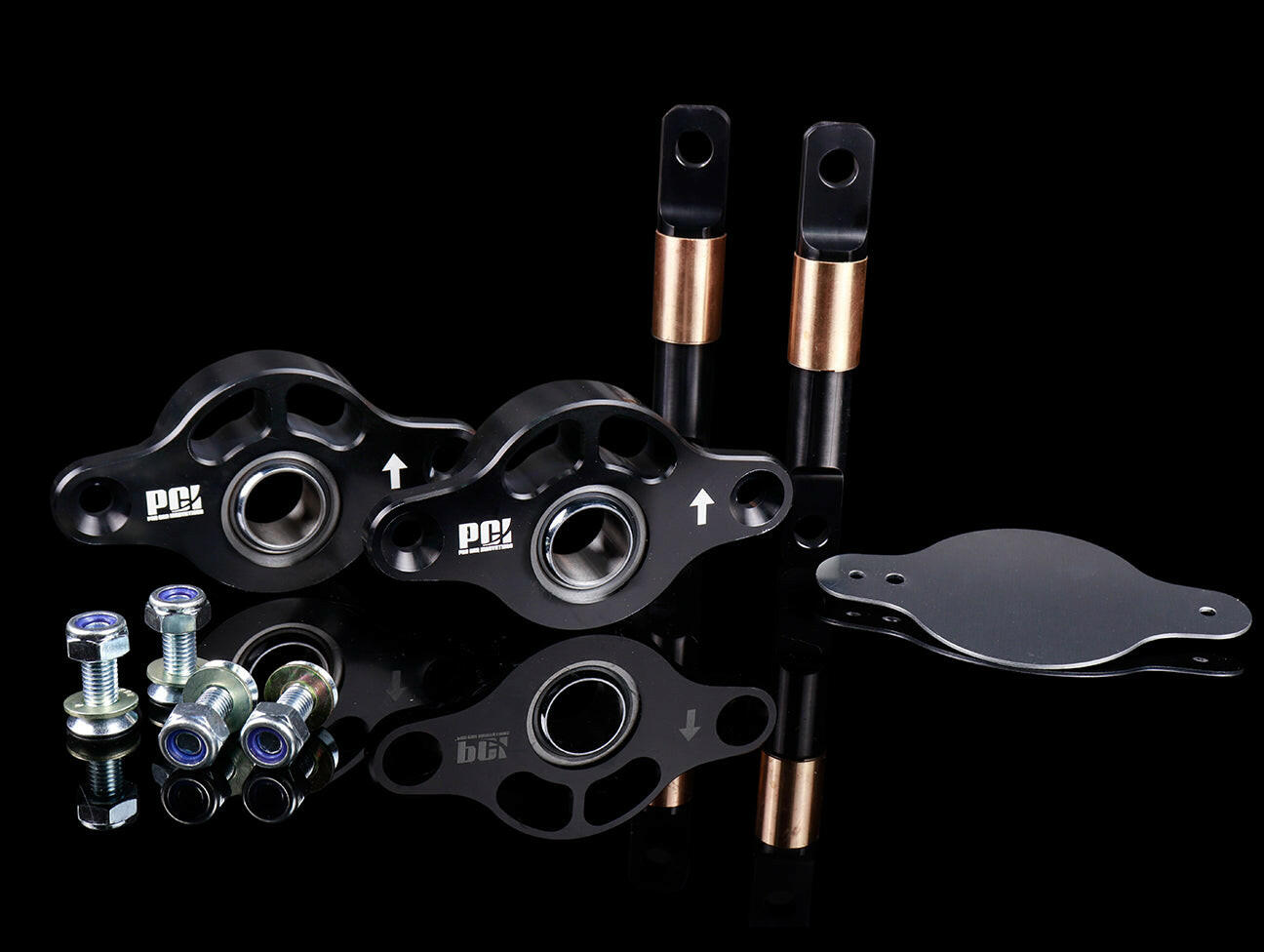 PCI Spherical Rear Trailing Arm Kit V3 - 88-00 Civic / 90-01 Integra.