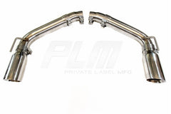 PLM Axle Back Exhaust Muffler Delete - Chevy Camaro V8 2010 - 2015 Stainless Steel.