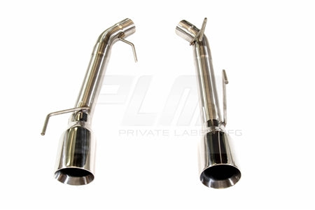 PLM 2.5” Dual Axle Back Exhaust Pipe Kit Mustang 05-10 V8 GT GT500.