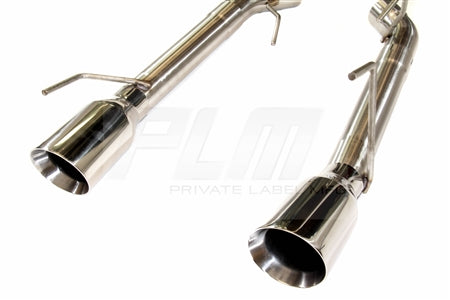 PLM 2.5” Dual Axle Back Exhaust Pipe Kit Mustang 05-10 V8 GT GT500.