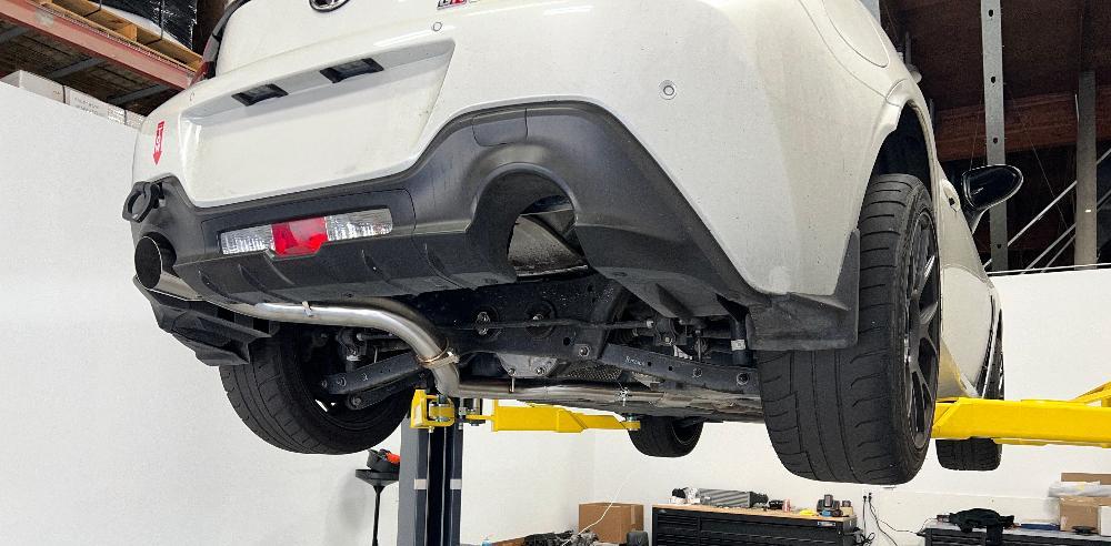PLM Axle Back Exhaust 3” Track Pipe 2022+ BRZ GR86.