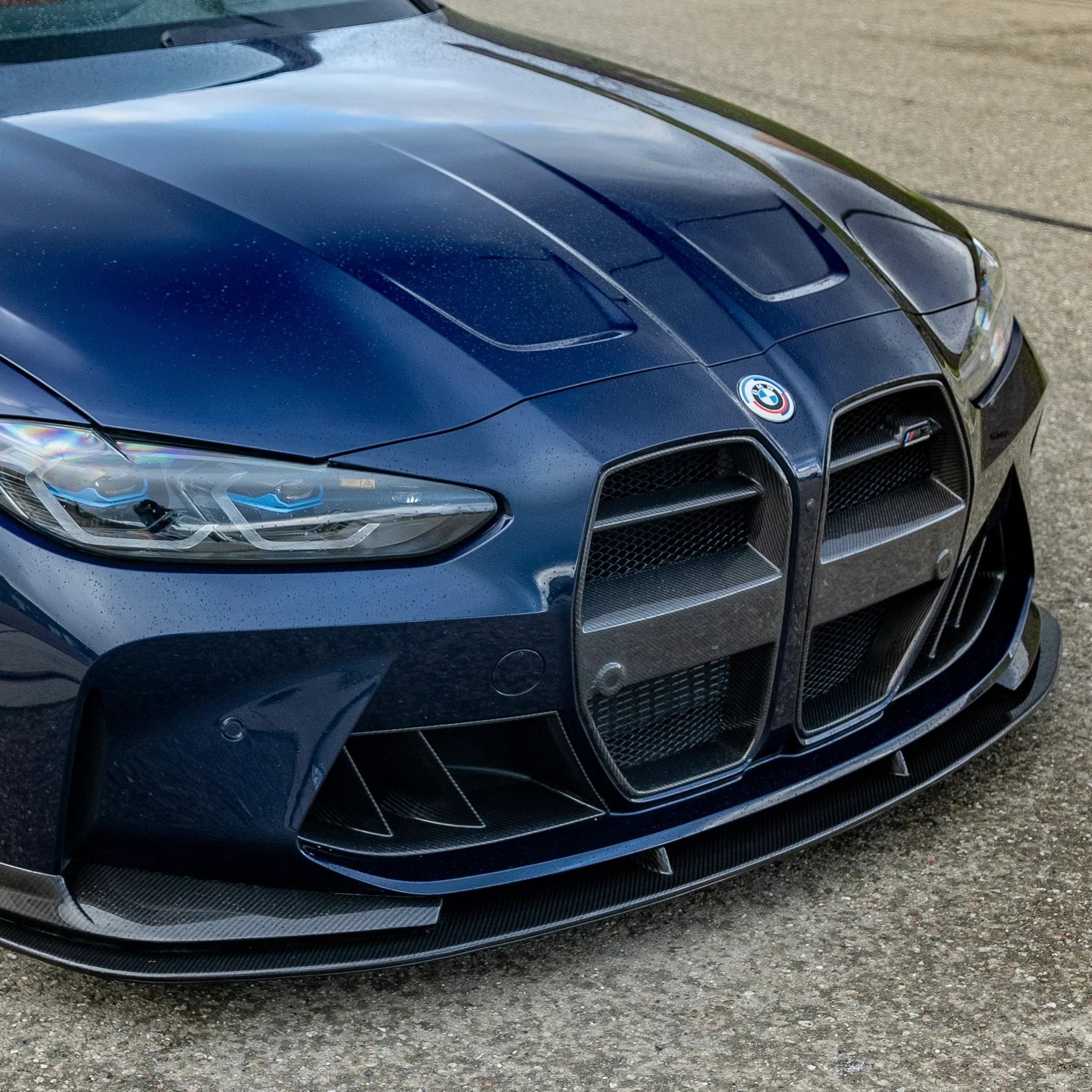 PLM Dry Carbon Front Bumper Lower Vent Set - BMW G80 G82 M3 M4.