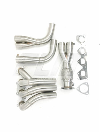 PLM Power Driven H-Series H22 F20B Tri-Y V2 Header Flex Pipe.