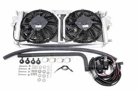 PLM Shelby GT500 Heat Exchanger with SPAL Fans & Wiring Harness.