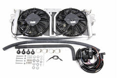PLM Shelby GT500 Heat Exchanger with SPAL Fans & Wiring Harness.
