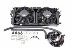 PLM Shelby GT500 Heat Exchanger with SPAL Fans & Wiring Harness.
