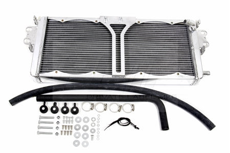 PLM Shelby GT500 Heat Exchanger with SPAL Fans & Wiring Harness.