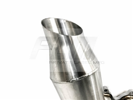 OPEN BOX PLM Power Driven H-Series Hood Exit Race Header 4-1 Megaphone H22 F20B H22A.