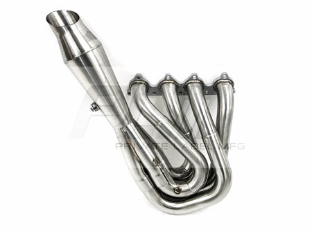 PLM Power Driven H-Series Hood Exit Race Header 4-1 Megaphone H22 F20B H22A.