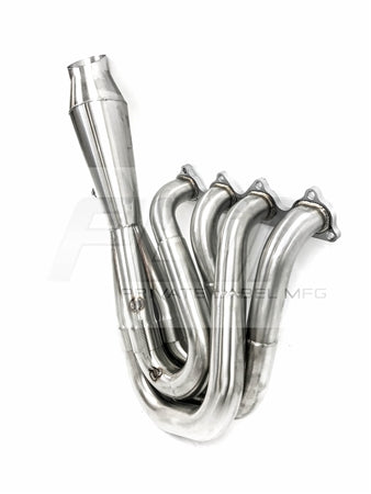 OPEN BOX PLM Power Driven H-Series Hood Exit Race Header 4-1 Megaphone H22 F20B H22A.