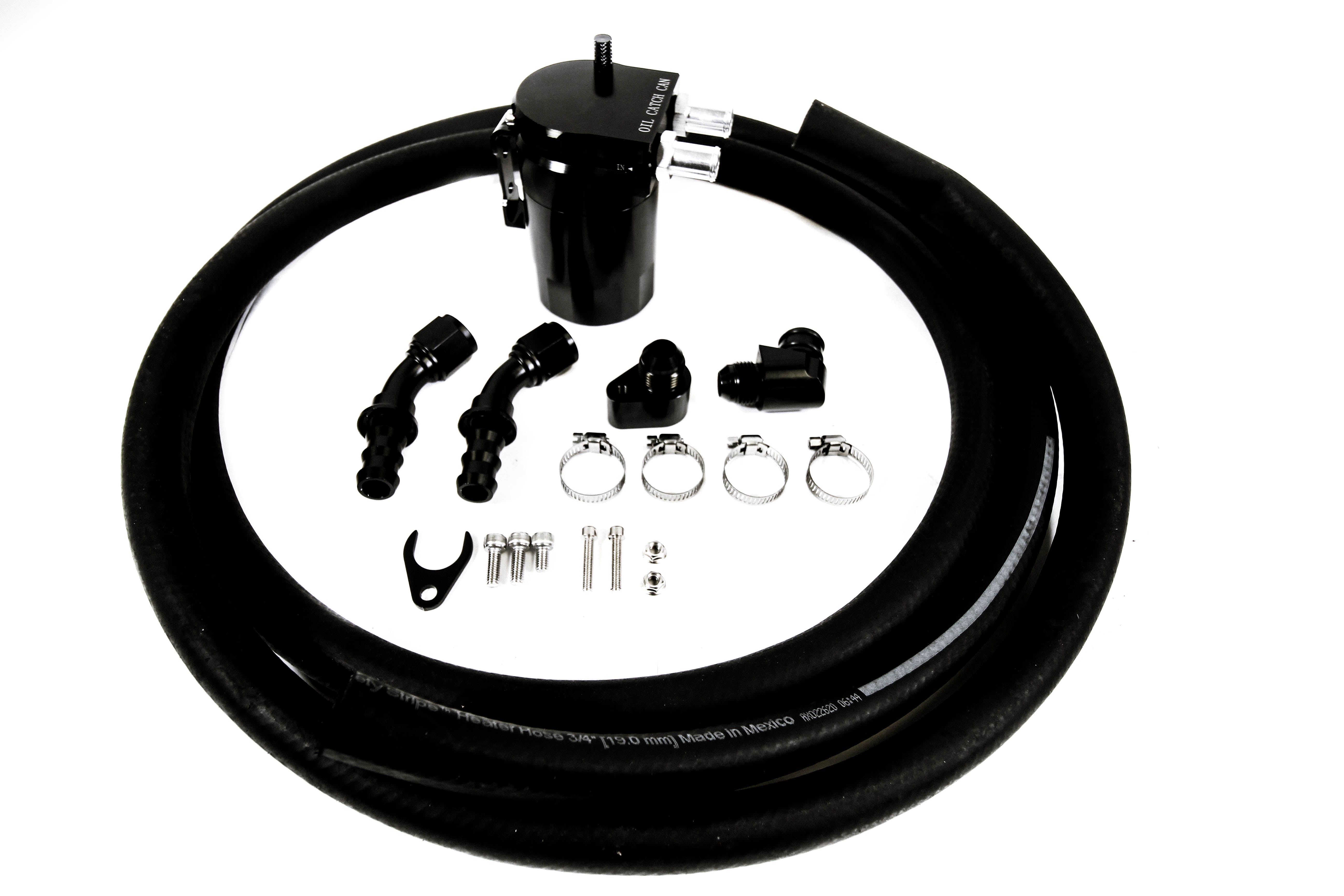 Precision Works Engine Oil Catch Can Kit - Mercedes M156 AMG Engines.