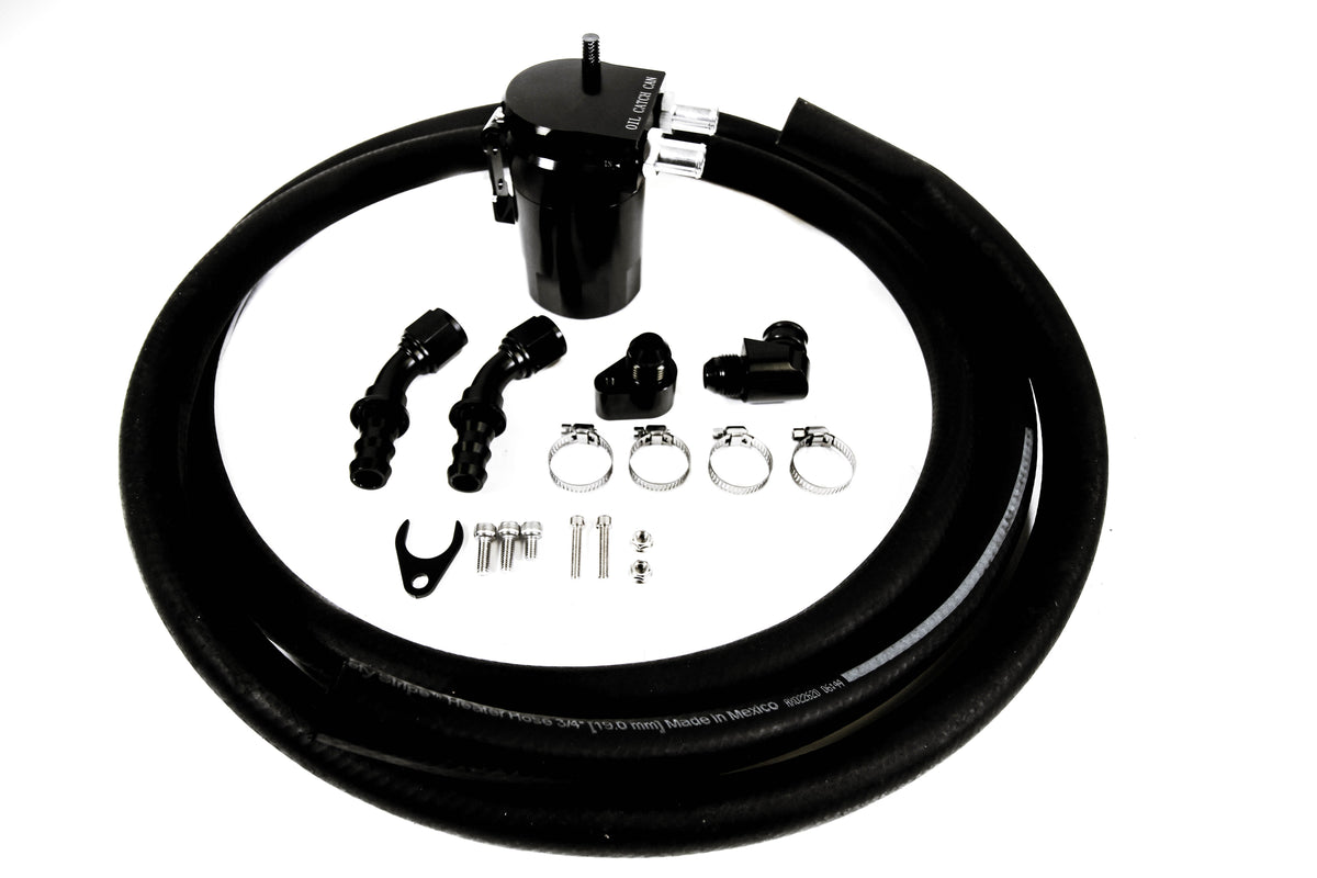 Precision Works Engine Oil Catch Can Kit - Mercedes M156 AMG Engines.