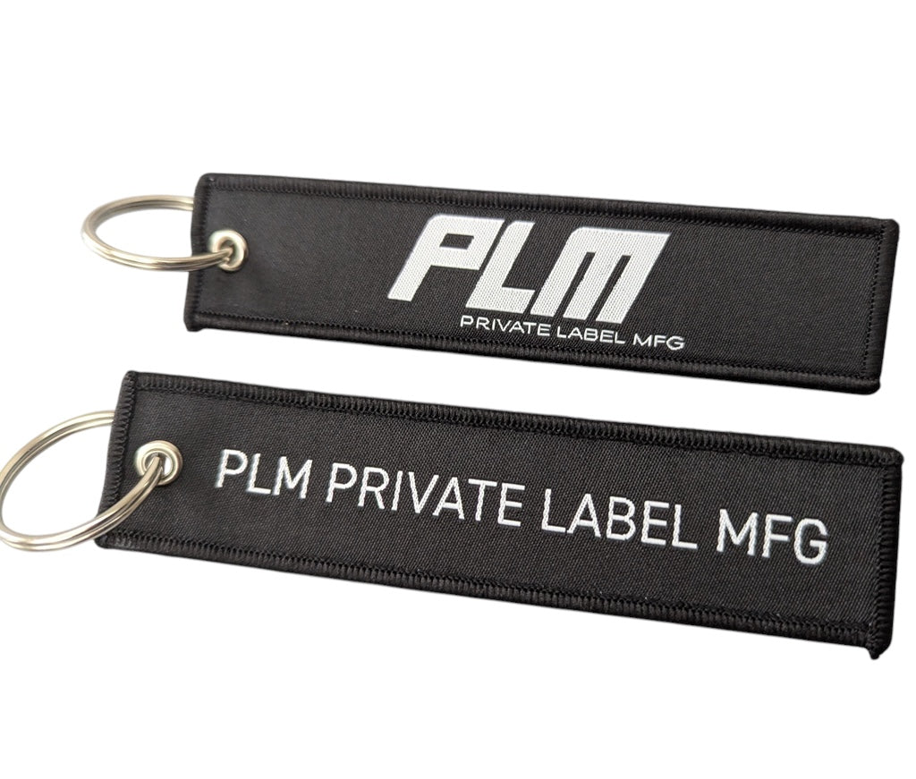 PLM Keychain Jet Tag.