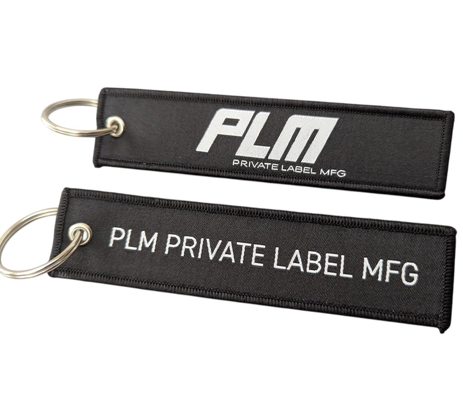 PLM Keychain Jet Tag.