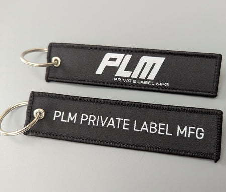 PLM Keychain Jet Tag.
