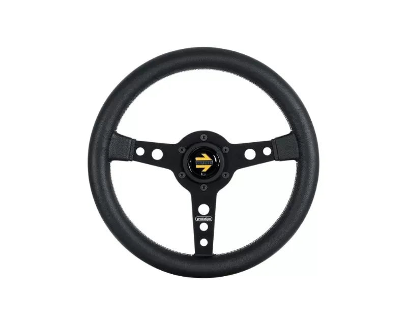 MOMO Prototipo 370mm Steering Wheel Brushed Black Anodized.