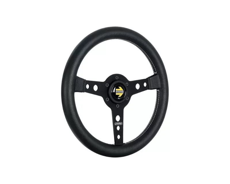 MOMO Prototipo 370mm Steering Wheel Brushed Black Anodized.
