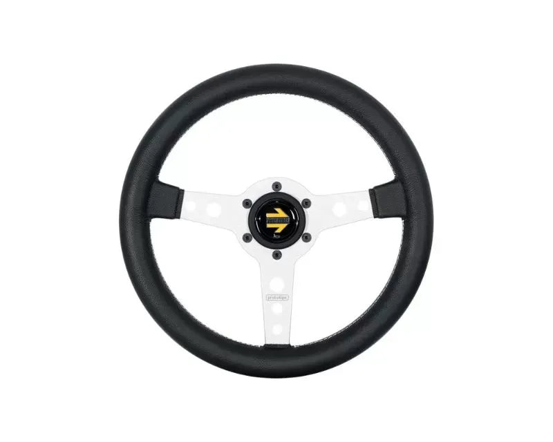 MOMO Prototipo 370mm Steering Wheel Brushed Black Anodized.