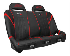 PRP Seats GT/S.E. Bench Seat Black and Red for Polaris RZR XP 4 1000 2014-2019.