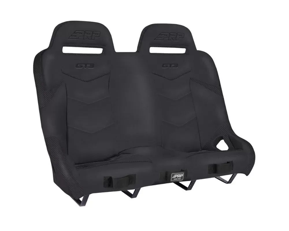 PRP Seats GT3 Rear Suspension Bench for Polaris RZR 2014-2023, All Black.