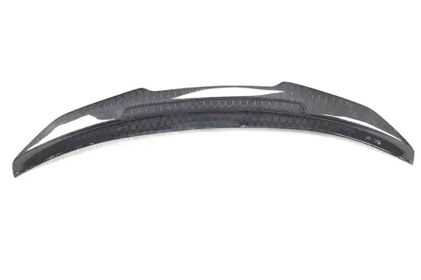 PSM Style High Kick Honeycomb Carbon Fiber Trunk Spoiler - BMW F80 M3 & F30 3 Series.