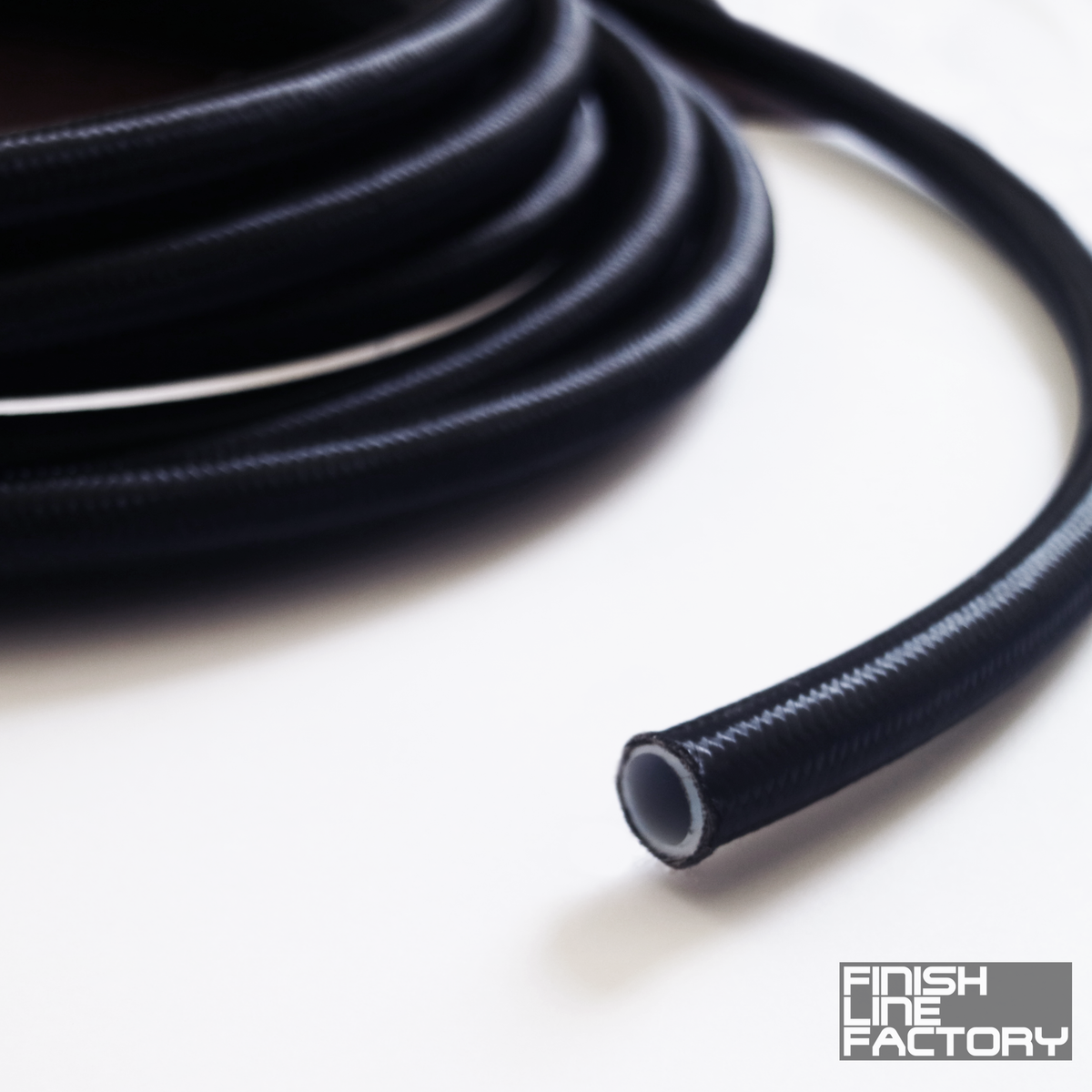 FLF PTFE Hose w/ Braided Nylon (200 Foot Roll)