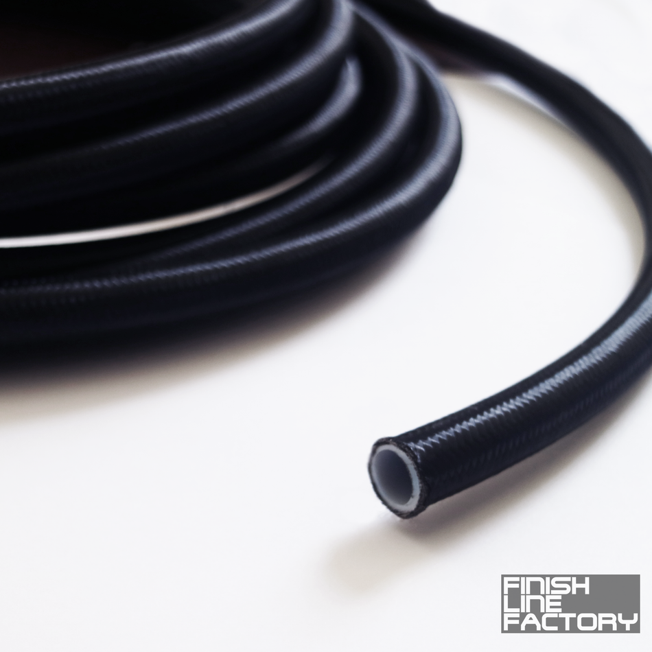 FLF PTFE Hose w/ Braided Nylon (200 Foot Roll)