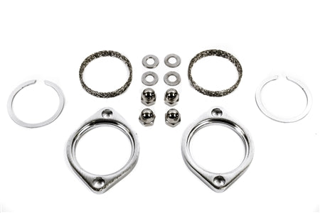Precision Works Flange Gasket Hardware For Harley Davidson Exhaust Install Kit 84-15.