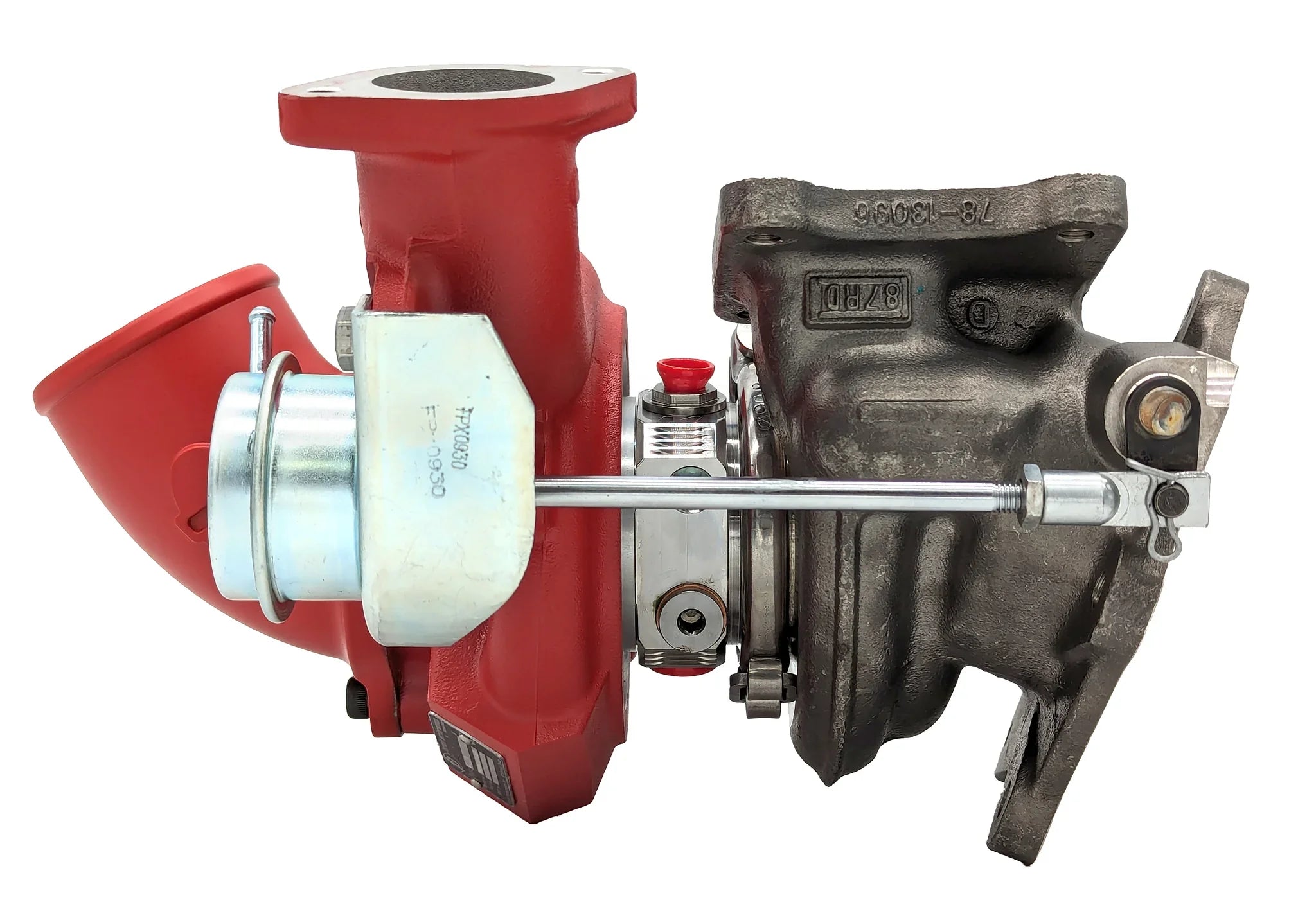 Forced Performance XR FP Red Ball Bearing Turbocharger | 2008-2015 Mitsubishi Evo X (2002200/2002201).