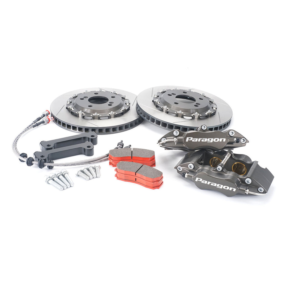 Paragon PA055 4-piston front big brake kit 330x28mm - components
