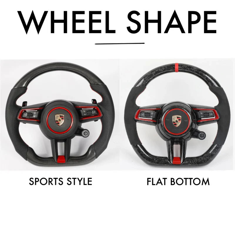 Porsche 911 992 Style - Full Custom Steering Wheel.