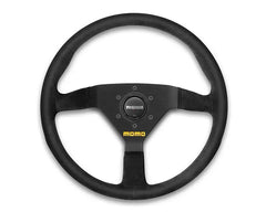 MOMO MOD.78 350mm Black Suede Steering Wheel.