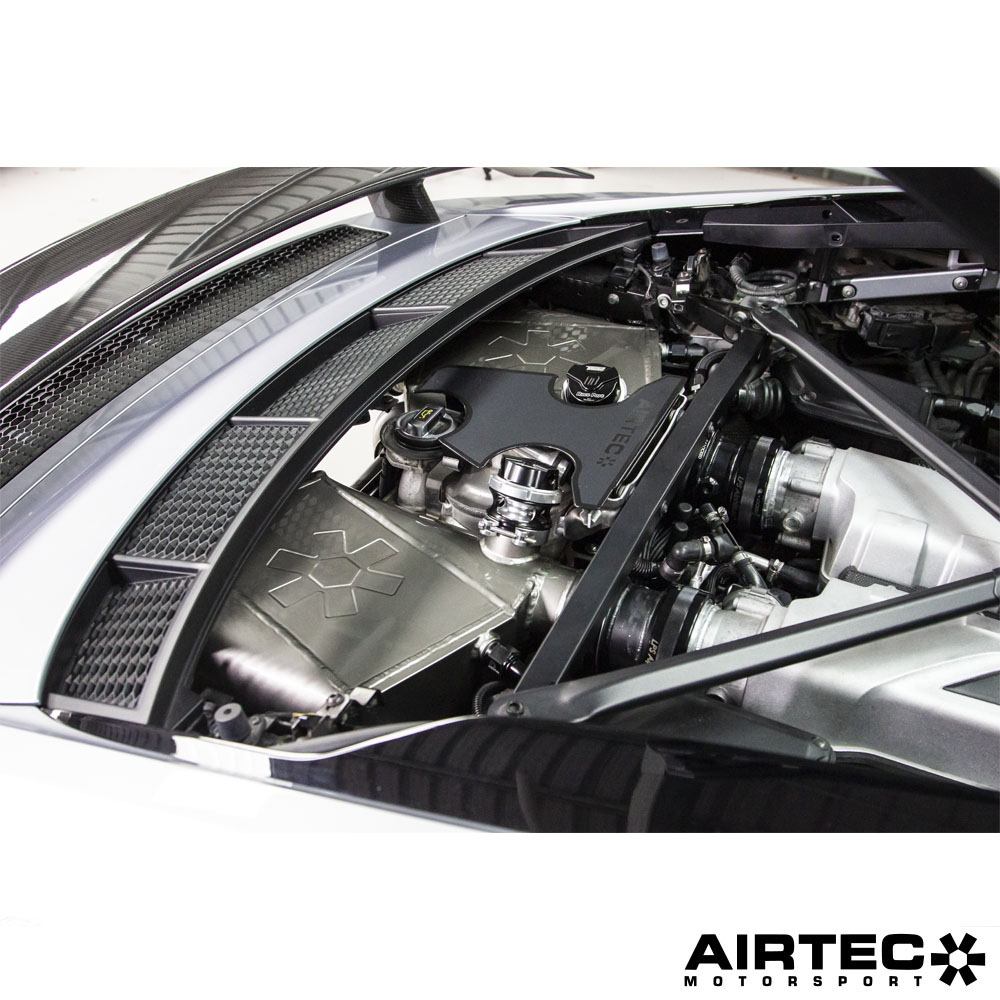 AIRTEC Motorsport Twin Turbo Cooling Package for Audi R8 V10 & Lamborghini Huracan V10.