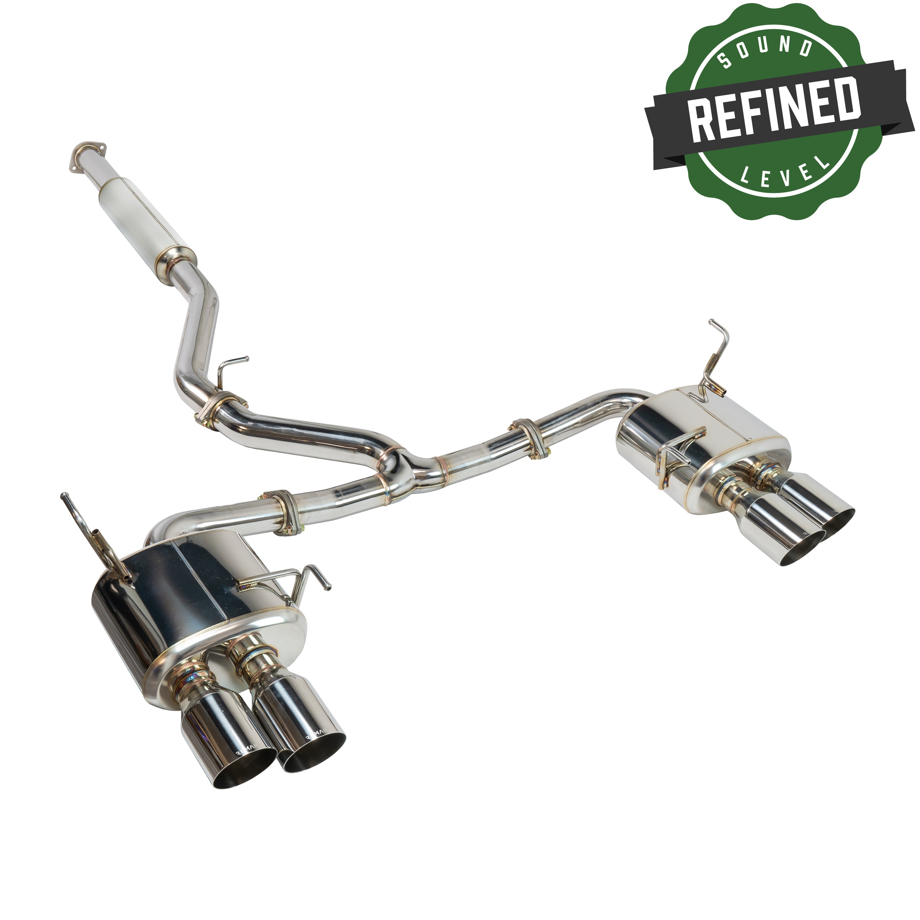 Sports Touring Exhaust w/ Resonator (4” Catback) - Subaru Impreza WRX (VB) 2022+