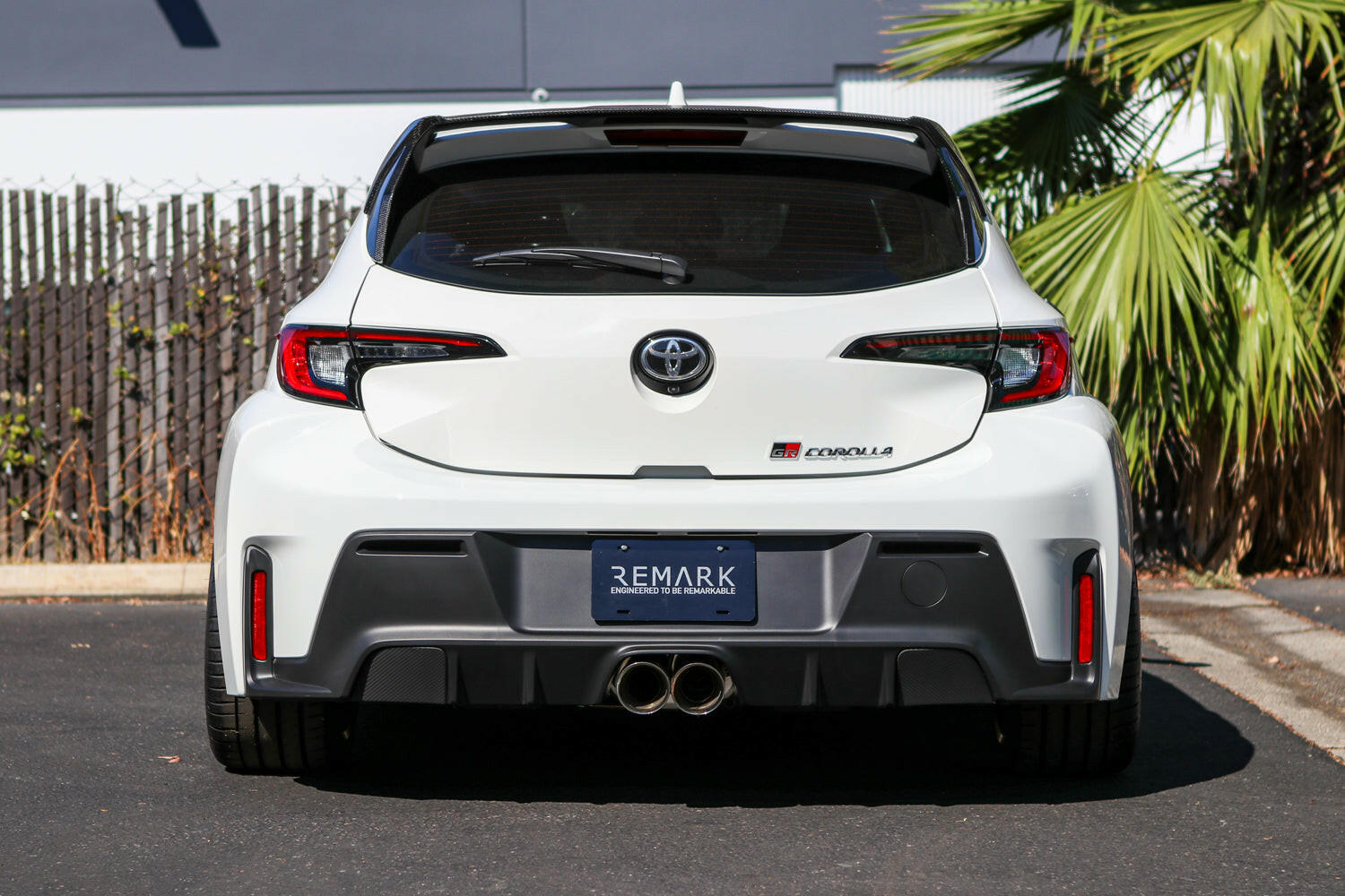 r.m.k Design - Carbon Fiber Outer Exhaust Block Off Plates for 2023+ Toyota GR Corolla.