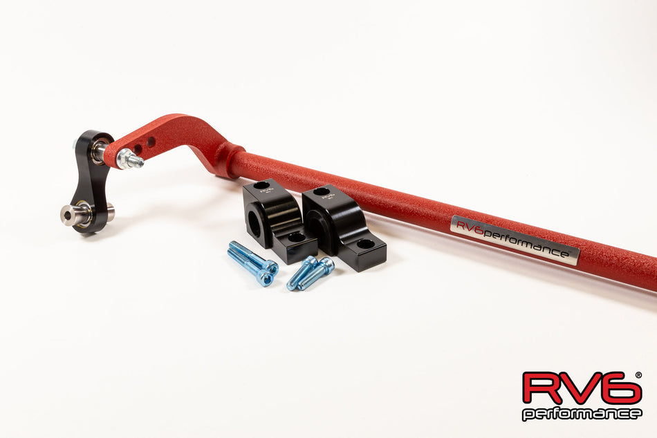RV6 18-22 Accord Adjustable Chromoly Rear Sway Bar With Billet Endlinks