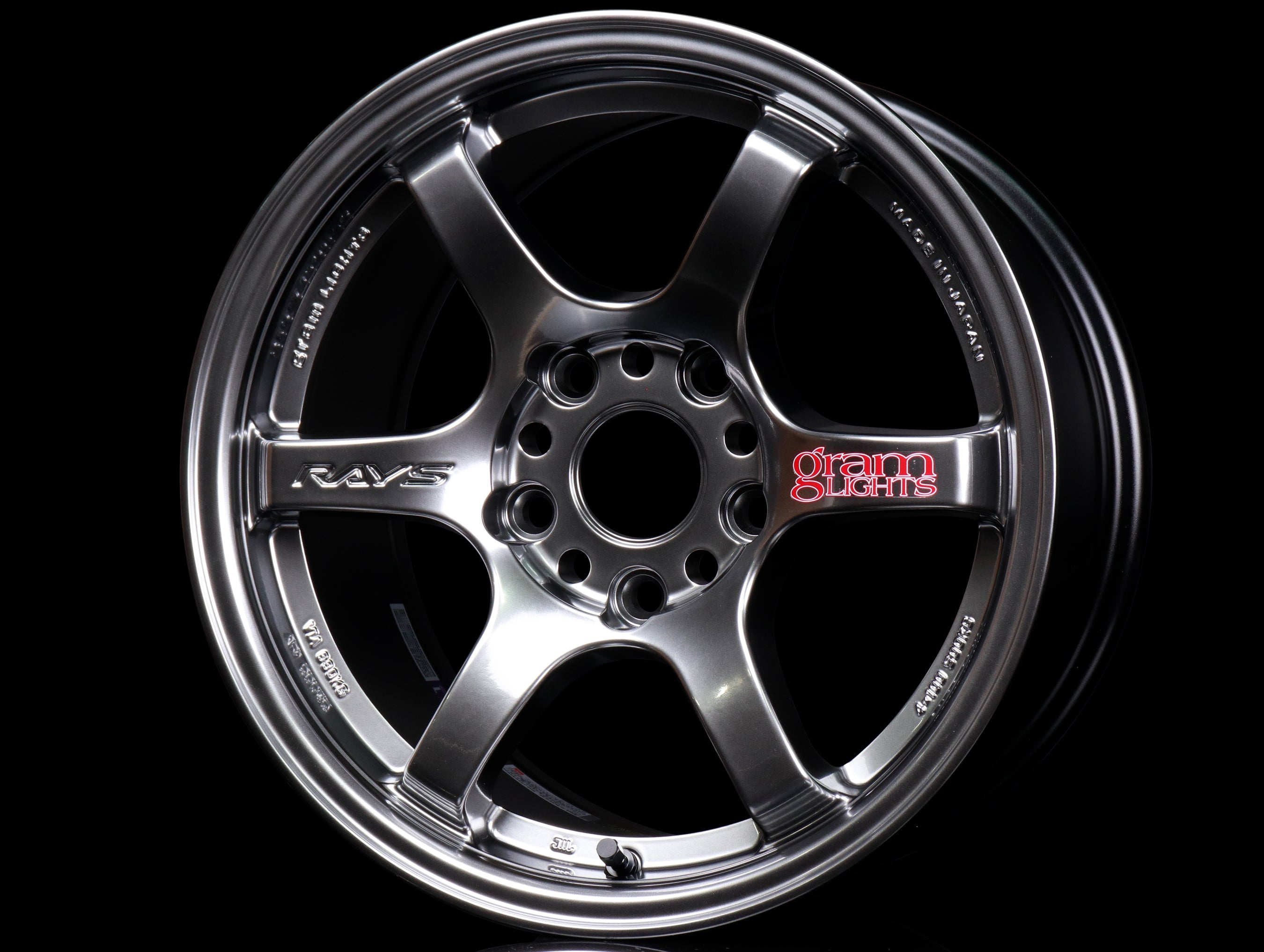 Rays Gram Lights 57DR Wheels - Grace Silver 15x8 / 5x114 / +35