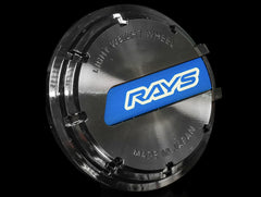 Rays Gram Lights GL Center Cap - Blue / Black Chrome.
