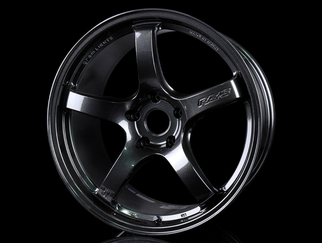 Rays Gram Lights 57CR Wheels - Glass Black 19x9.5 / 5x120 / +35.