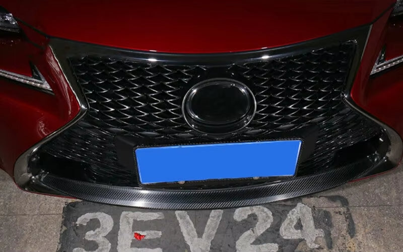 Carbon Fiber Front Lip Cover -  Lexus RC200 RC200t RC300 RC350 F-Sport.