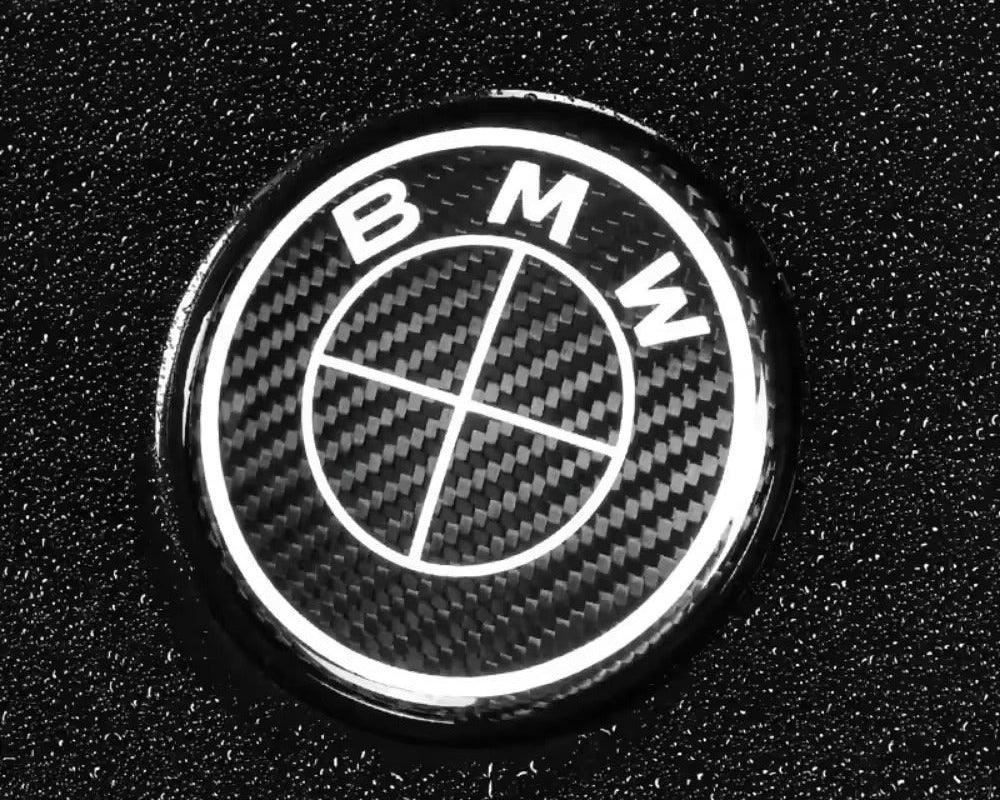 BMW Carbon Fiber roundel Emblem Cover - BMW.