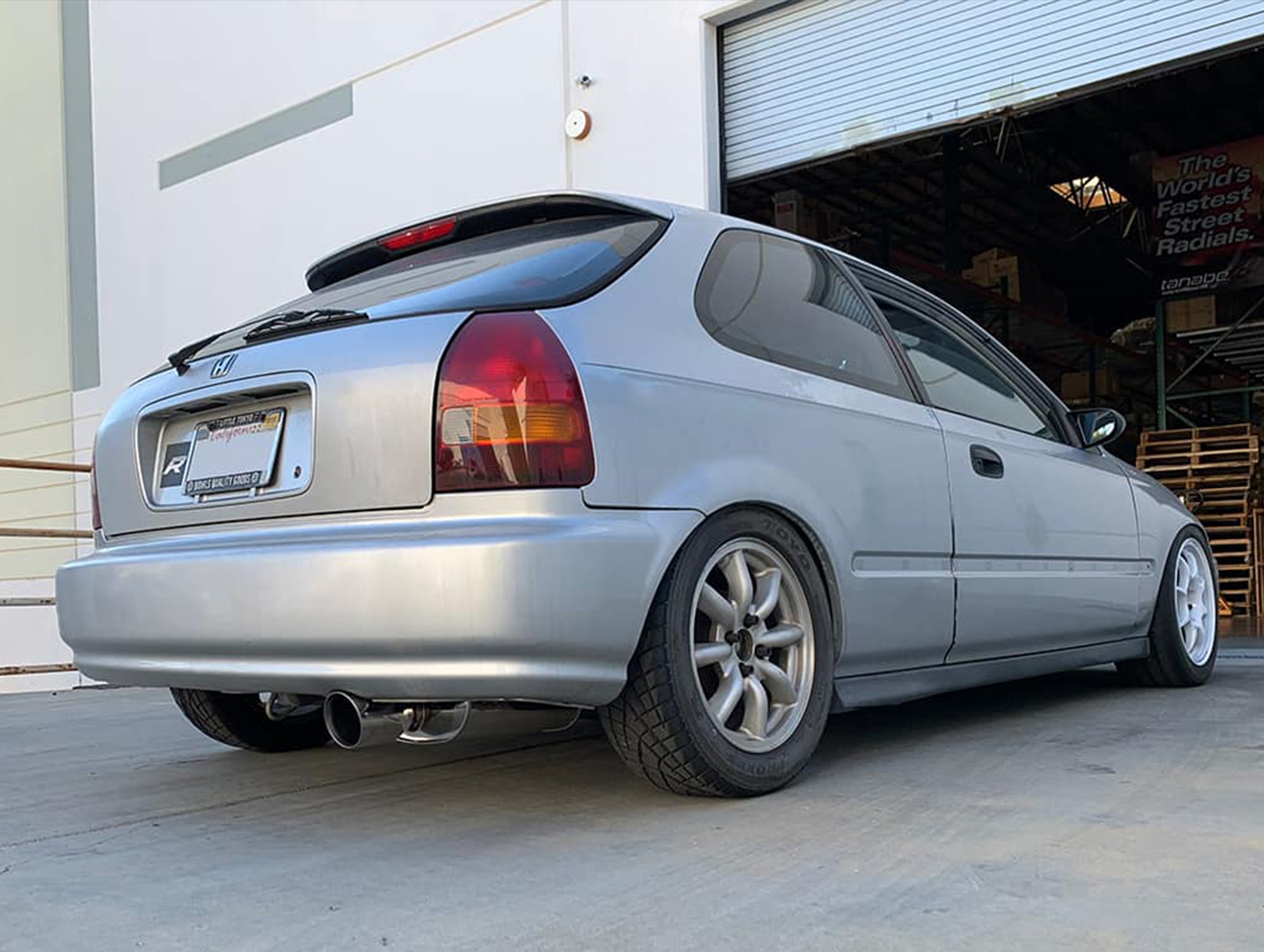 Revel Medallion Touring-S Exhaust - 88-91 Civic/CRX / 92-00 Civic