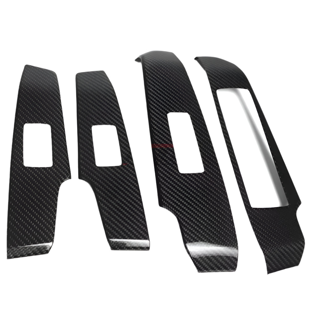 Prepreg Carbon Fiber interior Door Panel Handle Trim - Lexus IS250 IS300 IS350 IS 2021-2024.
