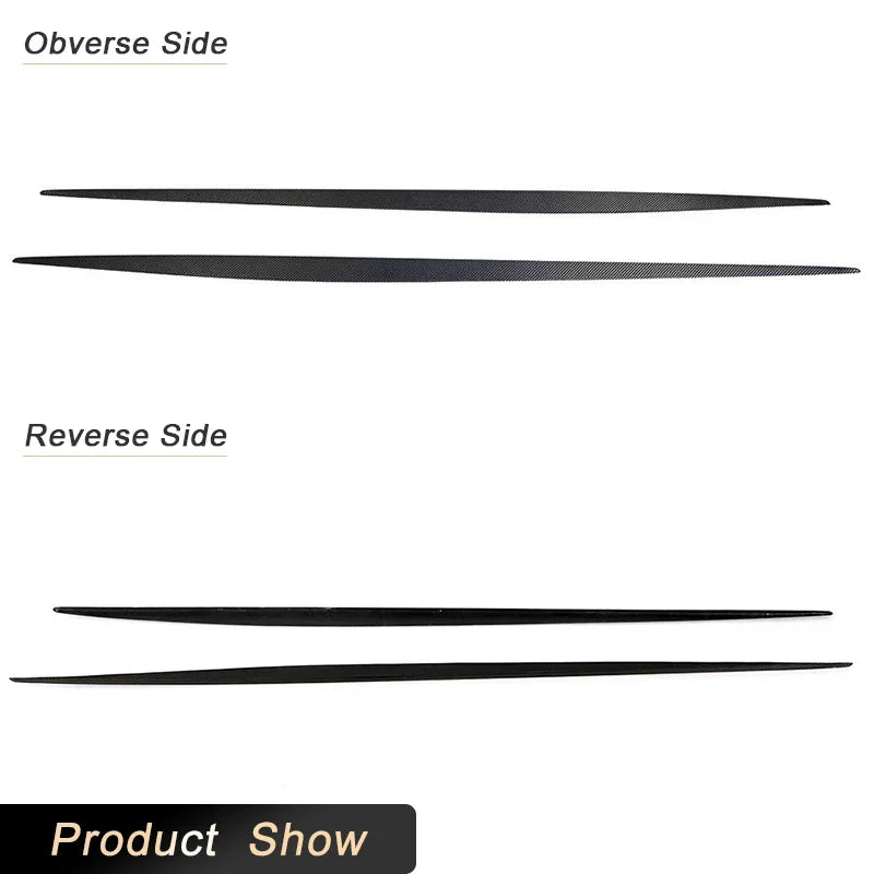 Carbon Fiber Side Skirt Aprons -  Mercedes Benz S Class.