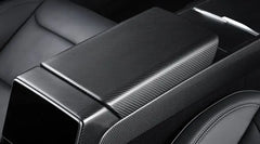 Dry carbon Fiber Armrest Overlay - Tesla Model 3 (HighLand 2024+).