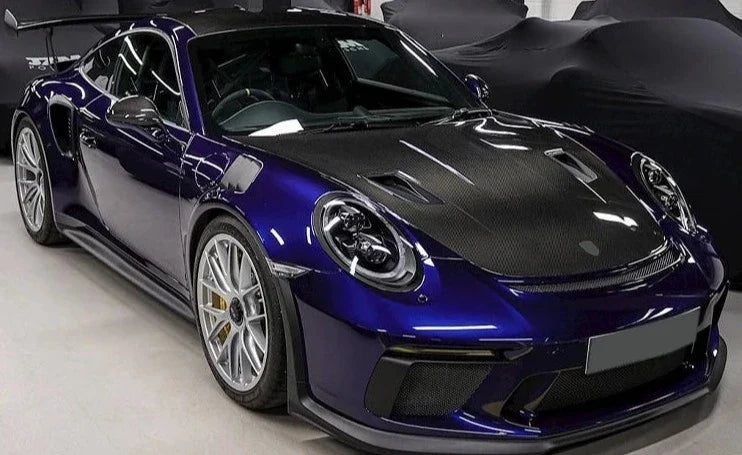 Vented Carbon Fiber Vented Hood - Porsche 911 (991) 2012-2018.